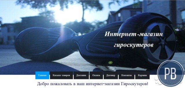 Инт-магазин гироскутеров - готовый бизнес под ключ