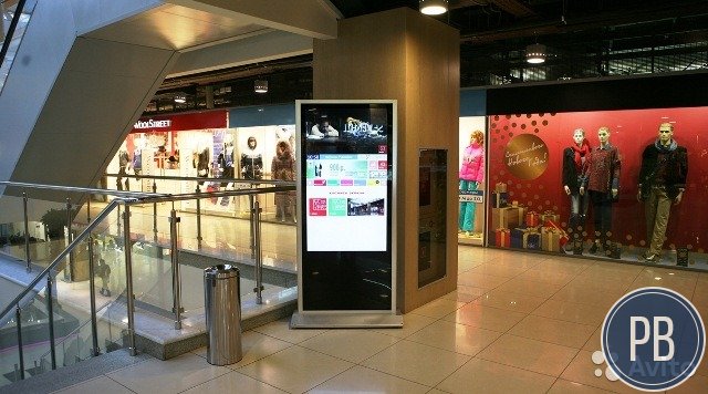 Современный, рекламный бизнес в торговых центрах
