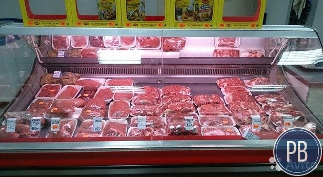 Мясной отдел, павильон с сайтом