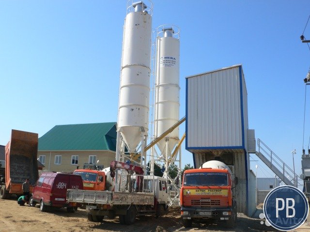 Бетонный завод Mekamix 30C + 2 камаза абс на земле