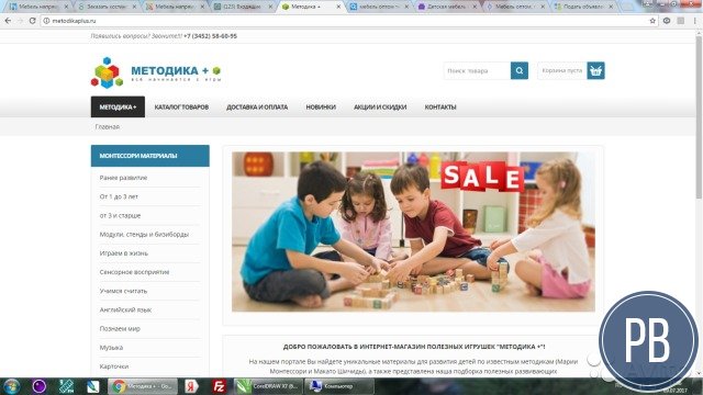 Продаю интернет-магазин игрушек