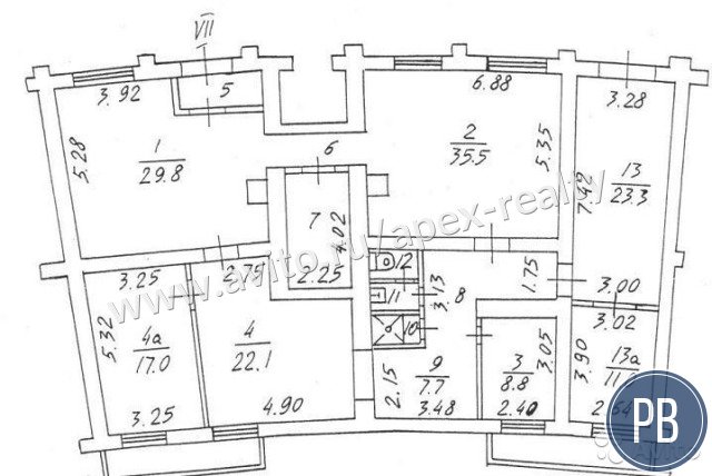 Продажа магазина пл. 185 м2 м. Парк Победы в