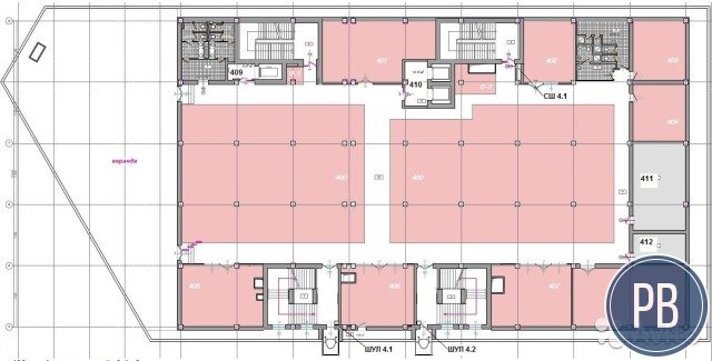 Продажа 4-го этажа Торгового центра, 1741.5 м²