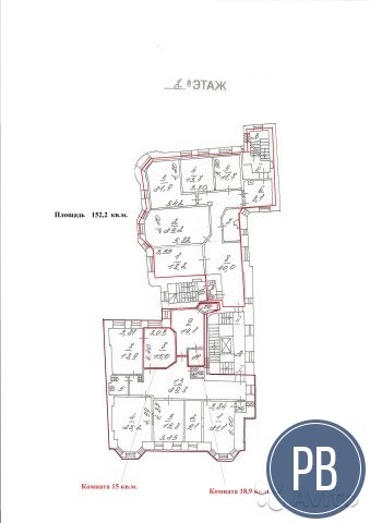 Офисное помещение, 15 м²