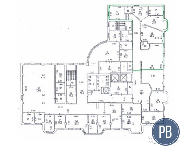Сдам офисное помещение, 164.5 м²