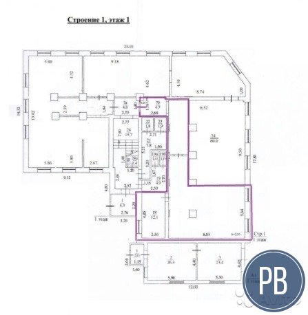 Сдам офисное помещение, 92 м²