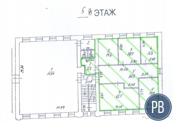 Сдам офисное помещение, 142.8 м²