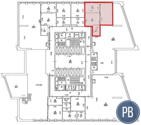 Сдам офисное помещение, 117.5 м²