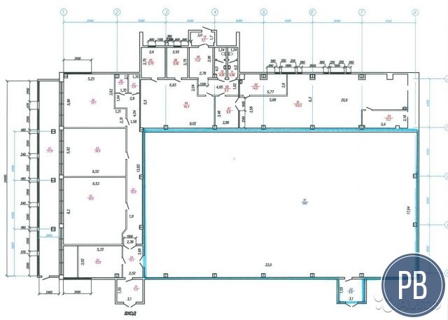 Офисное помещение, 1100 м²