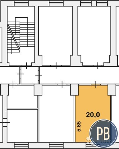 Офисное помещение, 20 м²