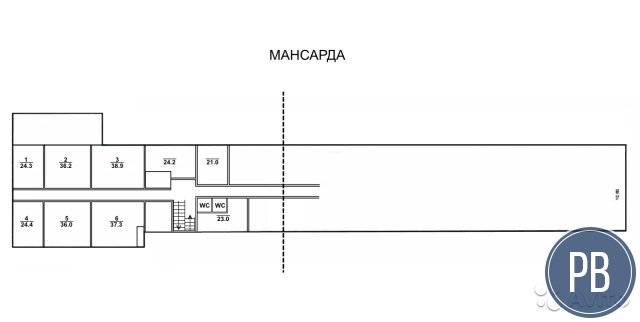 Офисное помещение, 36.2 м²