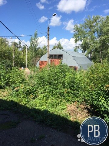 Ангар утеплённая под сто. Участок 1200м2 асфальтоб