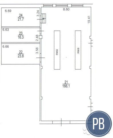 Автосервис, 366 м²