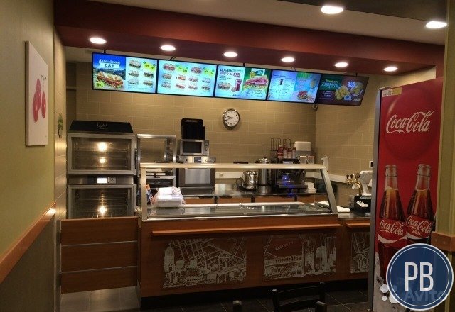 Ресторан Subway на первой линии