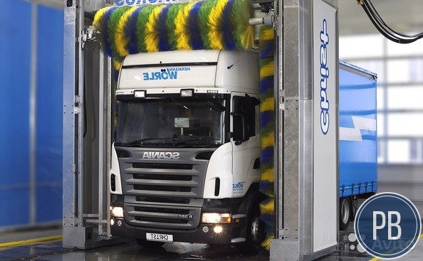 Автоматическая грузовая мойка с корпоративными кли