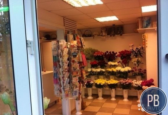 Цветочный магазин с товарным остатком