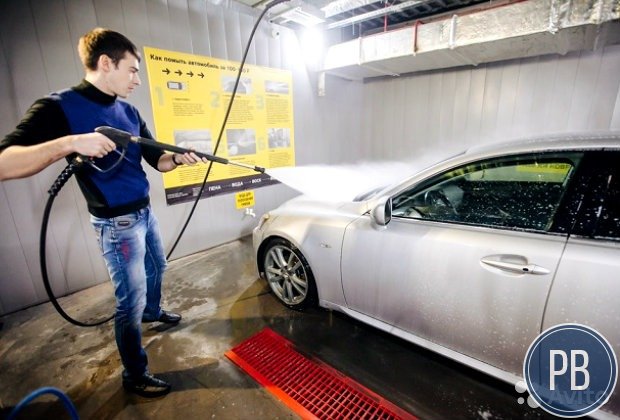 Автомойка 2 поста на территории 