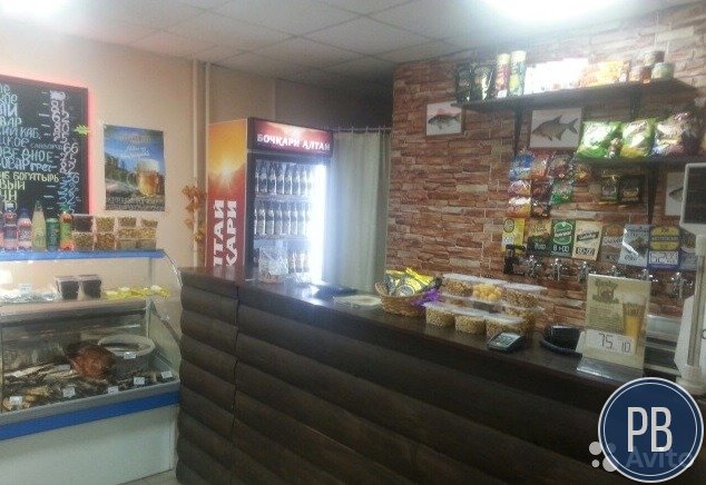 Пивной отдел с большой проходимостью
